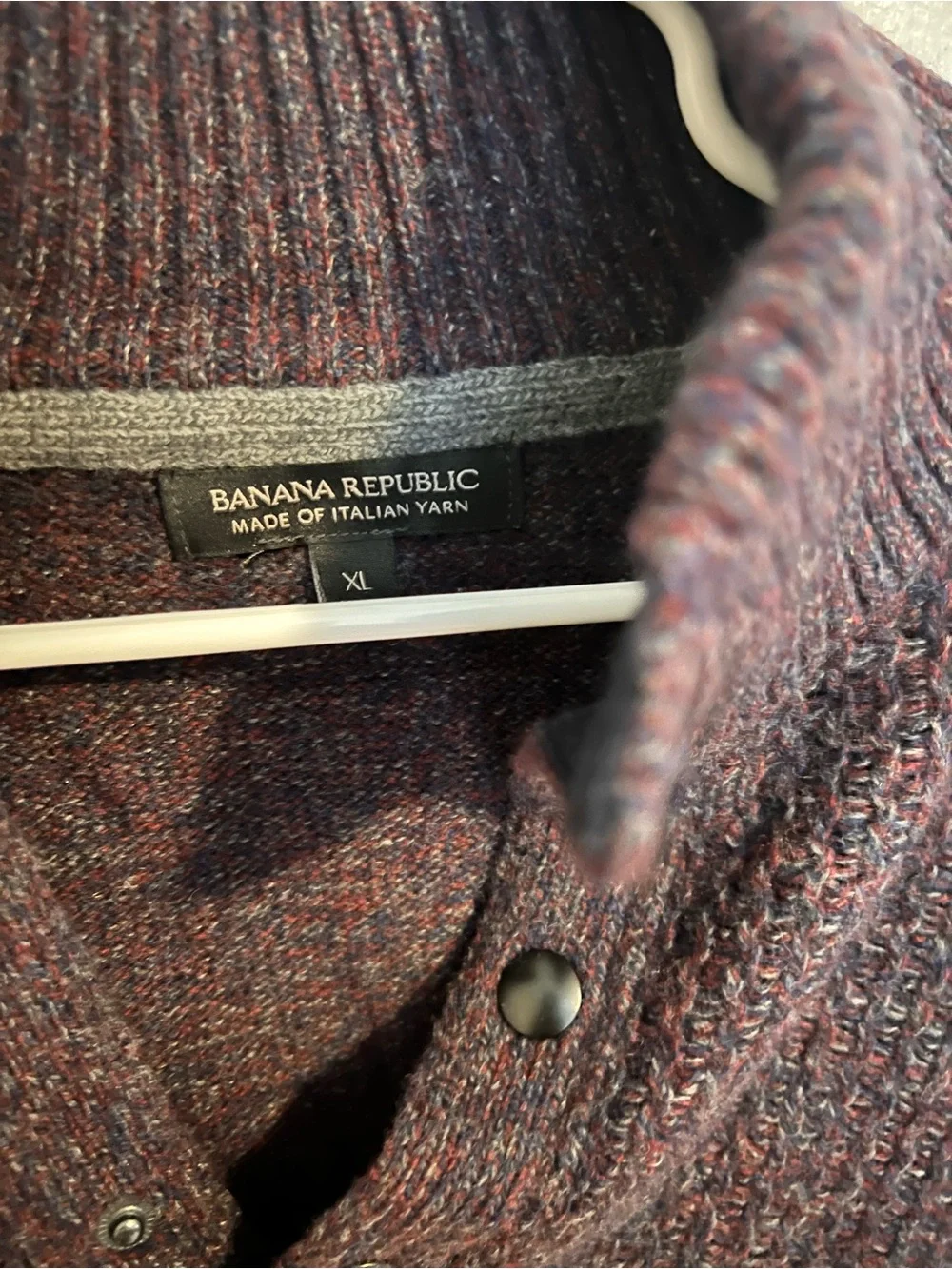 Banana Republic Men’s XL Italian Yarn Knit Sweater